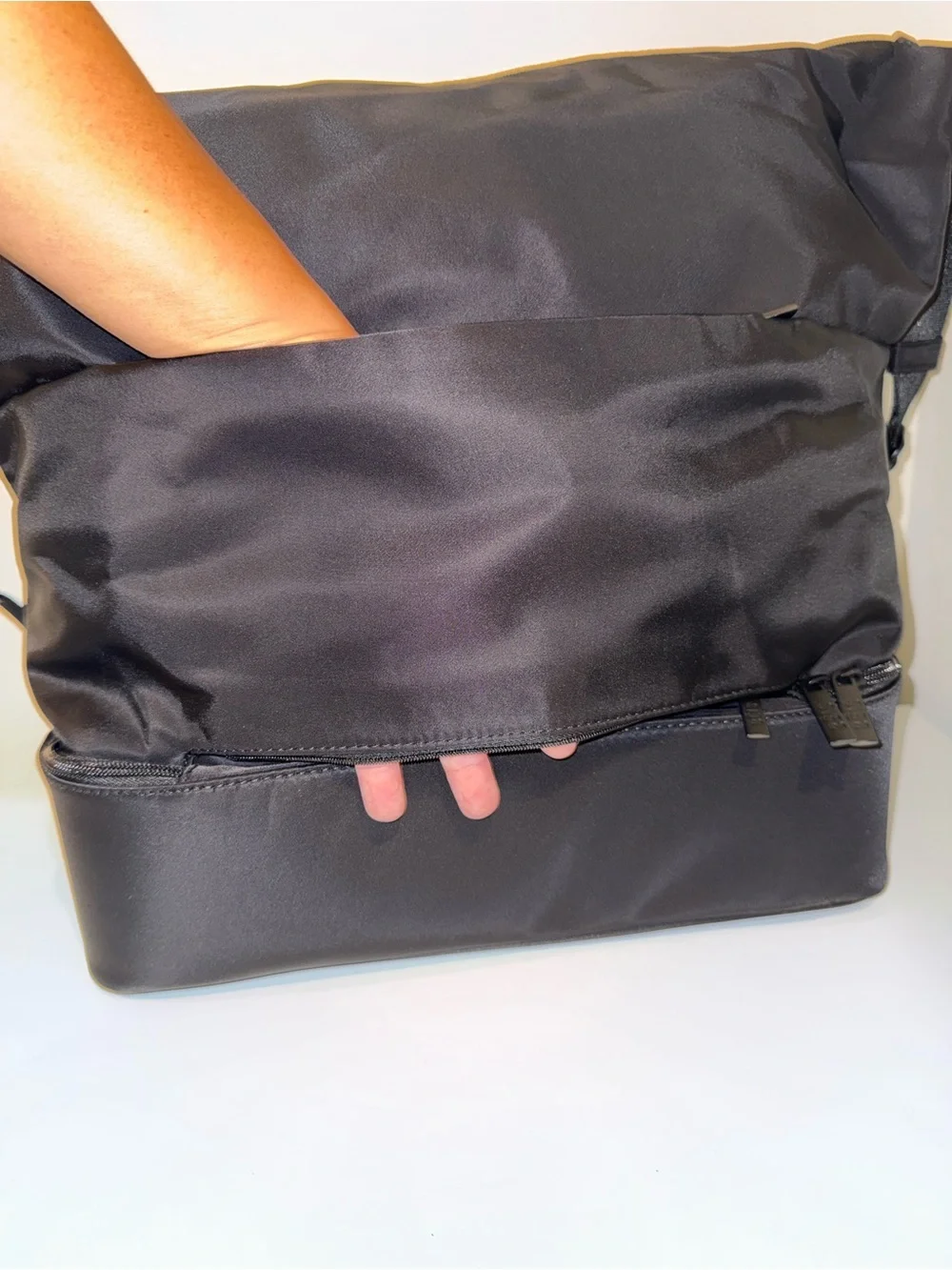 BEIS Black Weekender Tote Bag